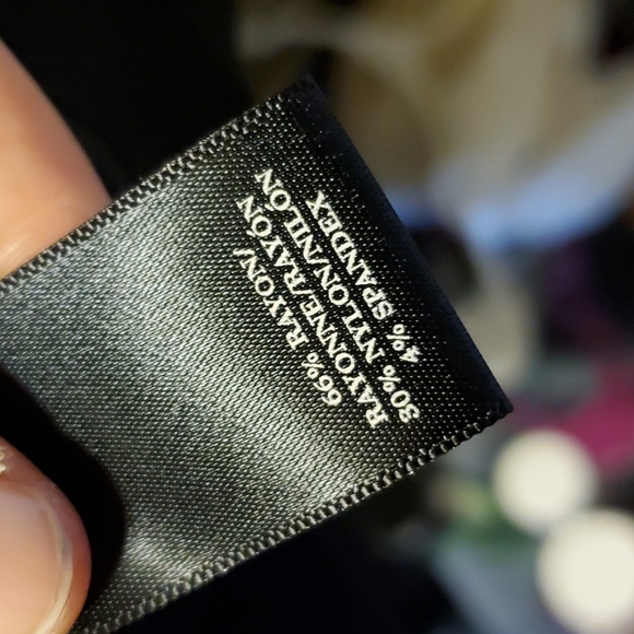 Ann Taylor Black Ponte V-Back dress - Picture 4 of 6